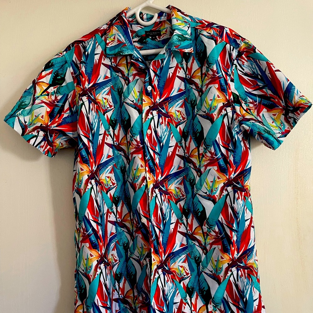 South Beach Button Up